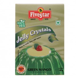 Five Star Jelly Crystals, Green Mango Flavour  Box  90 grams